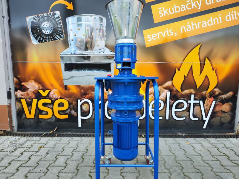 Peletovací lis s rotujúcimi valcami PLR150 Vertical 4 kW – Obrázok 8