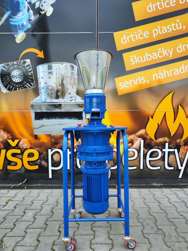 Peletovací lis s rotujúcimi valcami PLR150 Vertical 4 kW – Obrázok 9