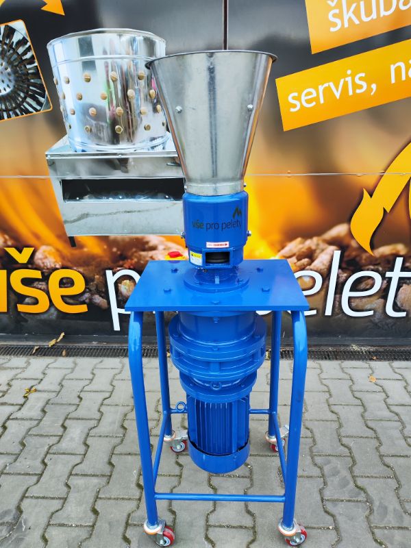Peletovací lis s rotujúcimi valcami PLR150 Vertical 4 kW – Obrázok 12