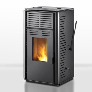 Teplovzdušné kachle na pelety 9 kW bez potreby elektriny