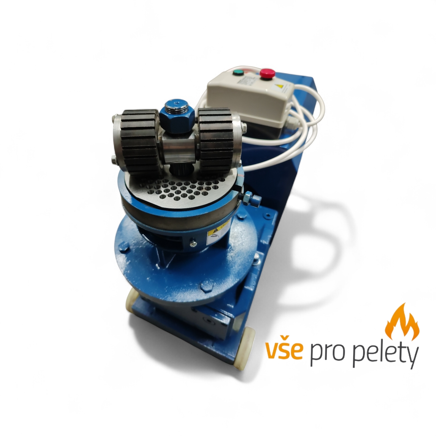Peletovací lis s rotujúcimi valcami PLR150PROFI Horizontal 4 kW – Obrázok 2