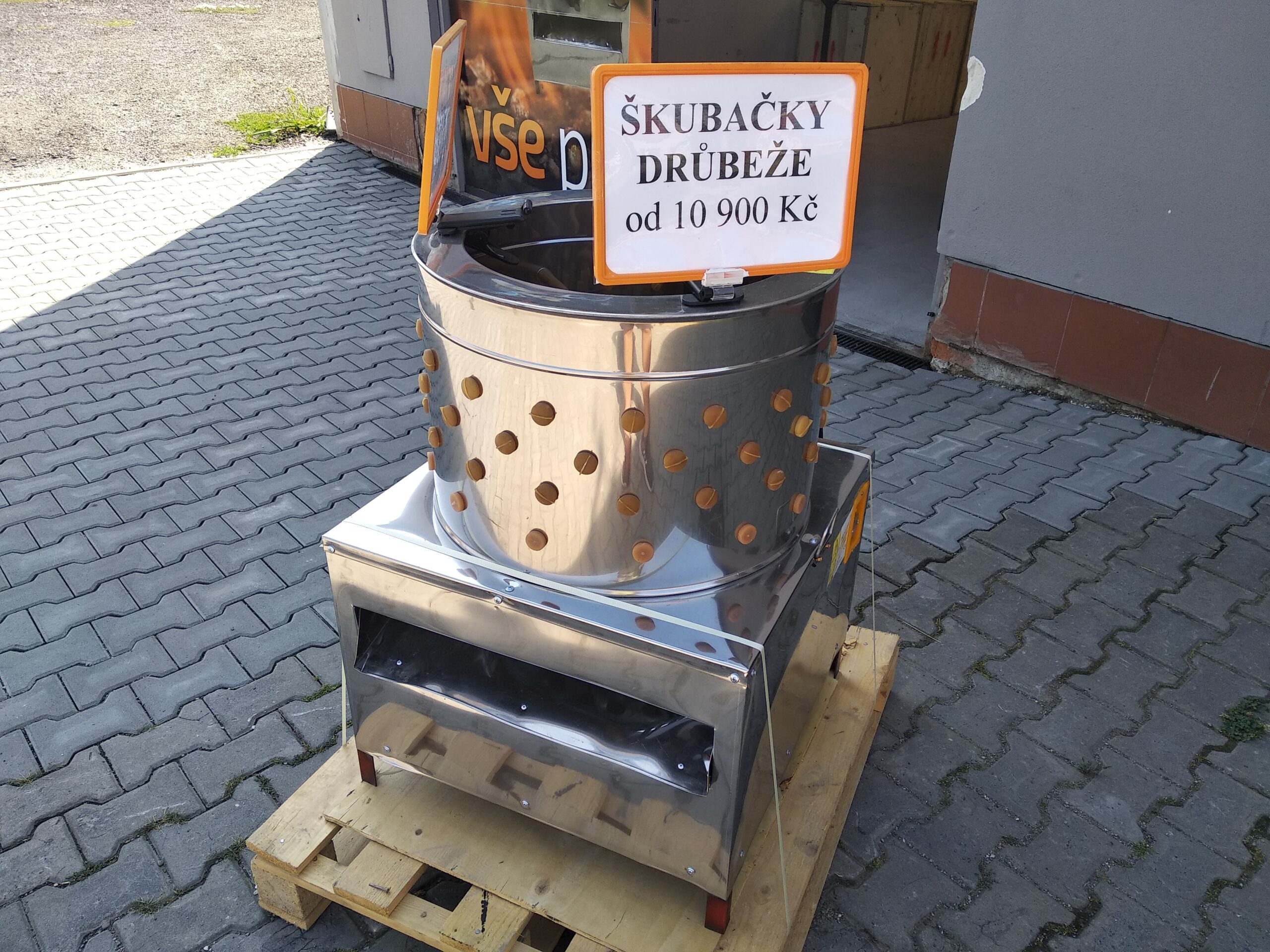 Škubačka hydiny NEREZ SD 60 2,2 kW