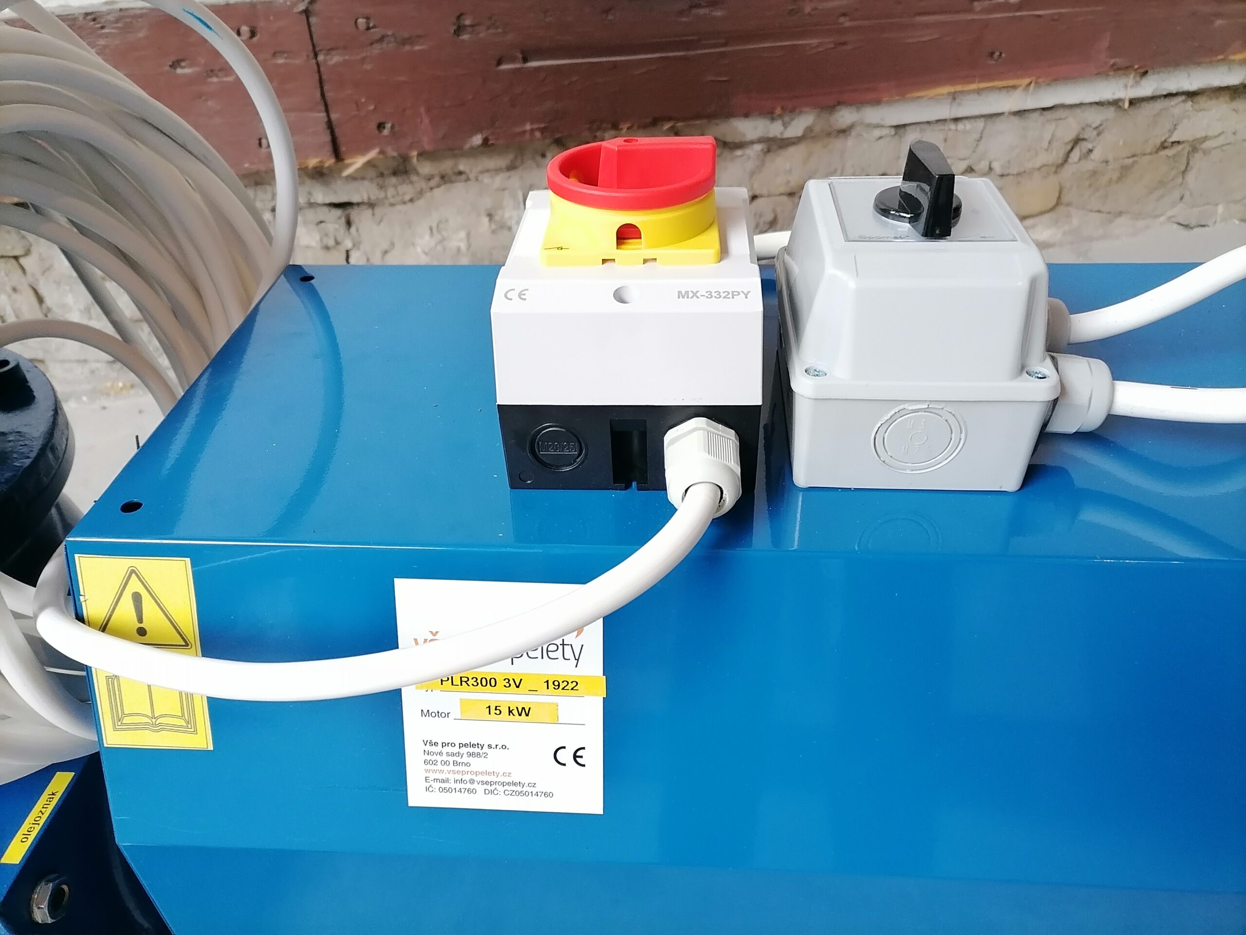 Peletovací lis s rotujúcimi valcami PLR300 15 kW – Obrázok 5