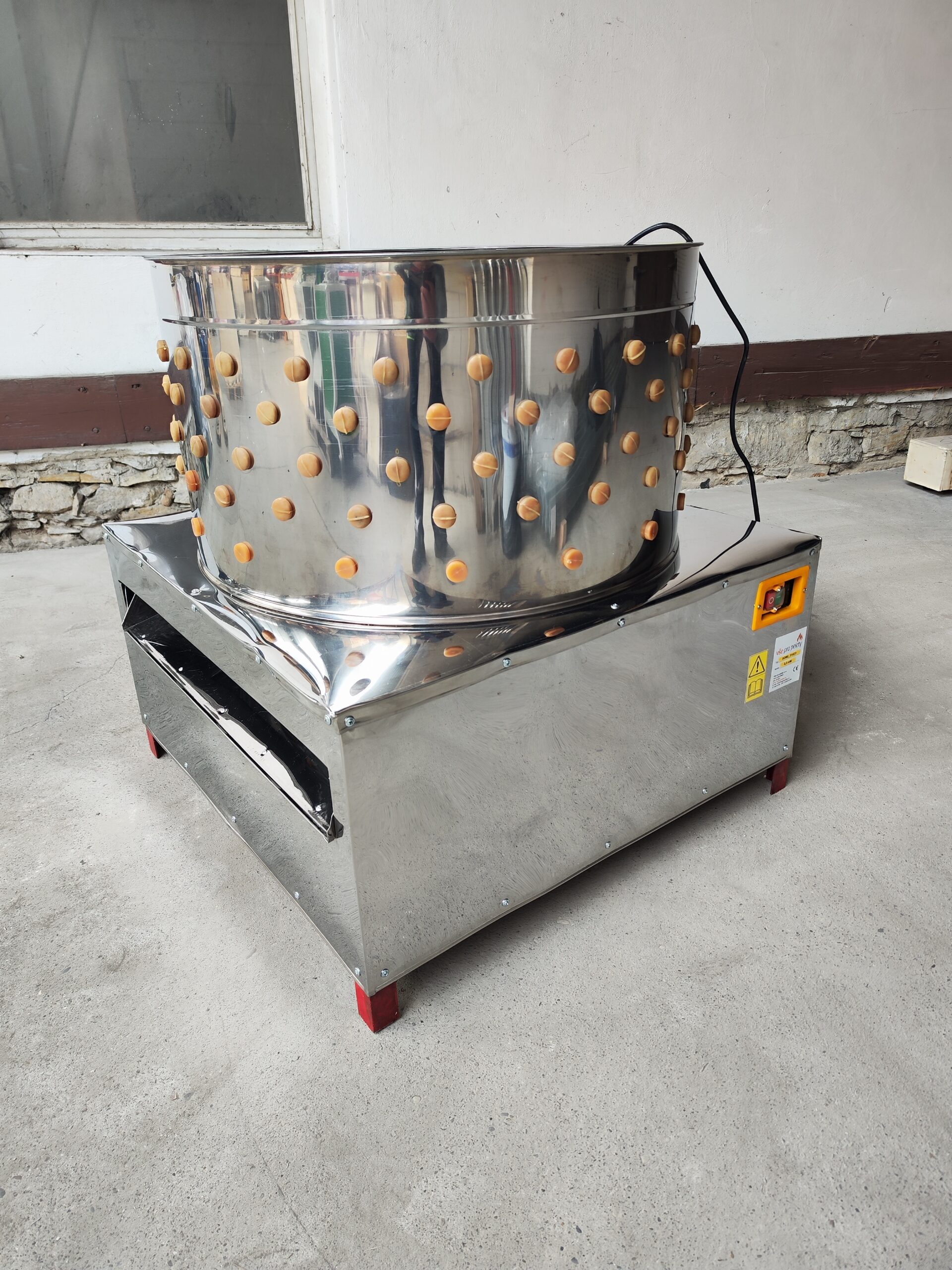 Škubačka hydiny NEREZ SD80 3,5 kW – Obrázok 12