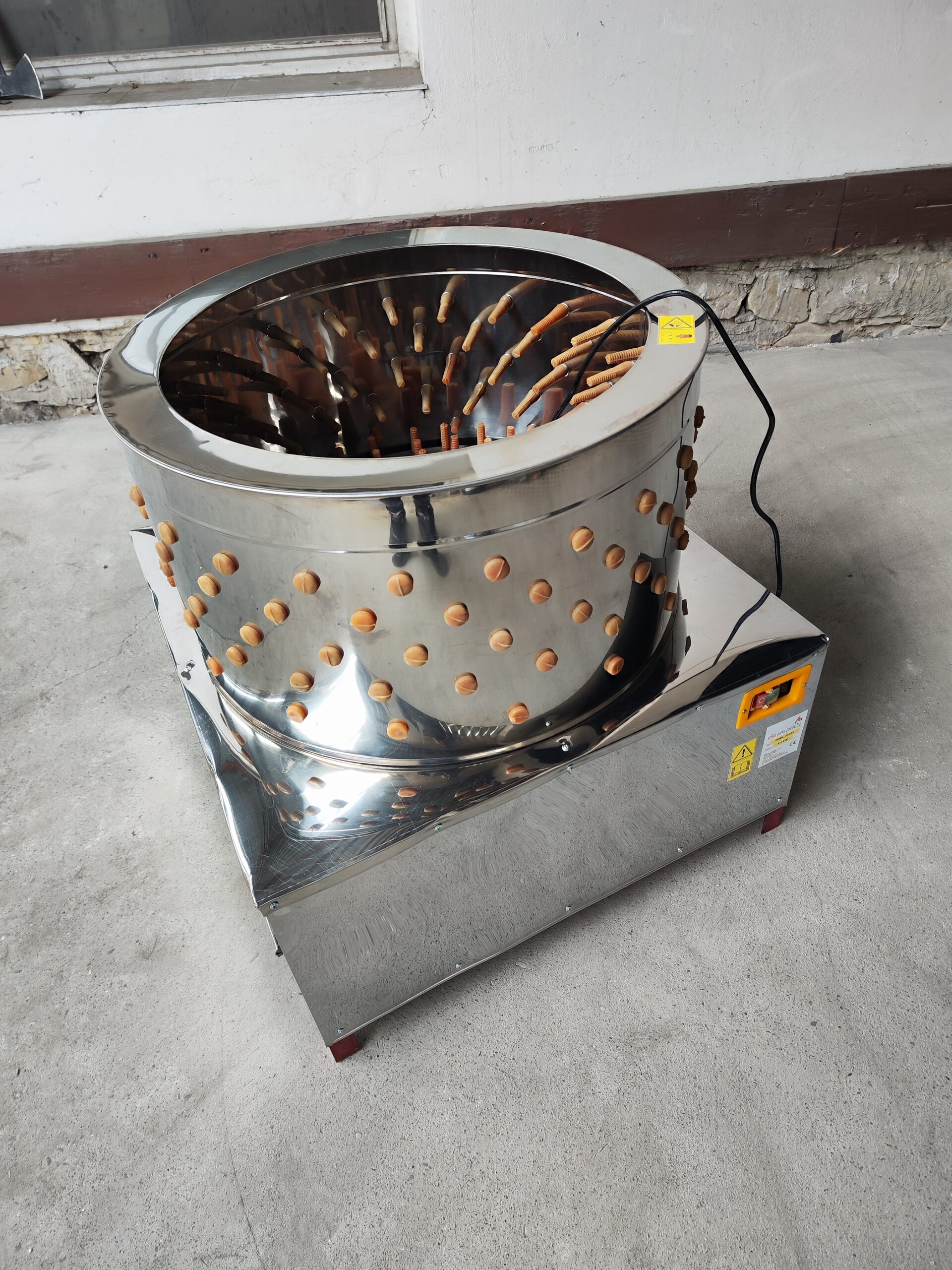 Škubačka hydiny NEREZ SD80 3,5 kW – Obrázok 13