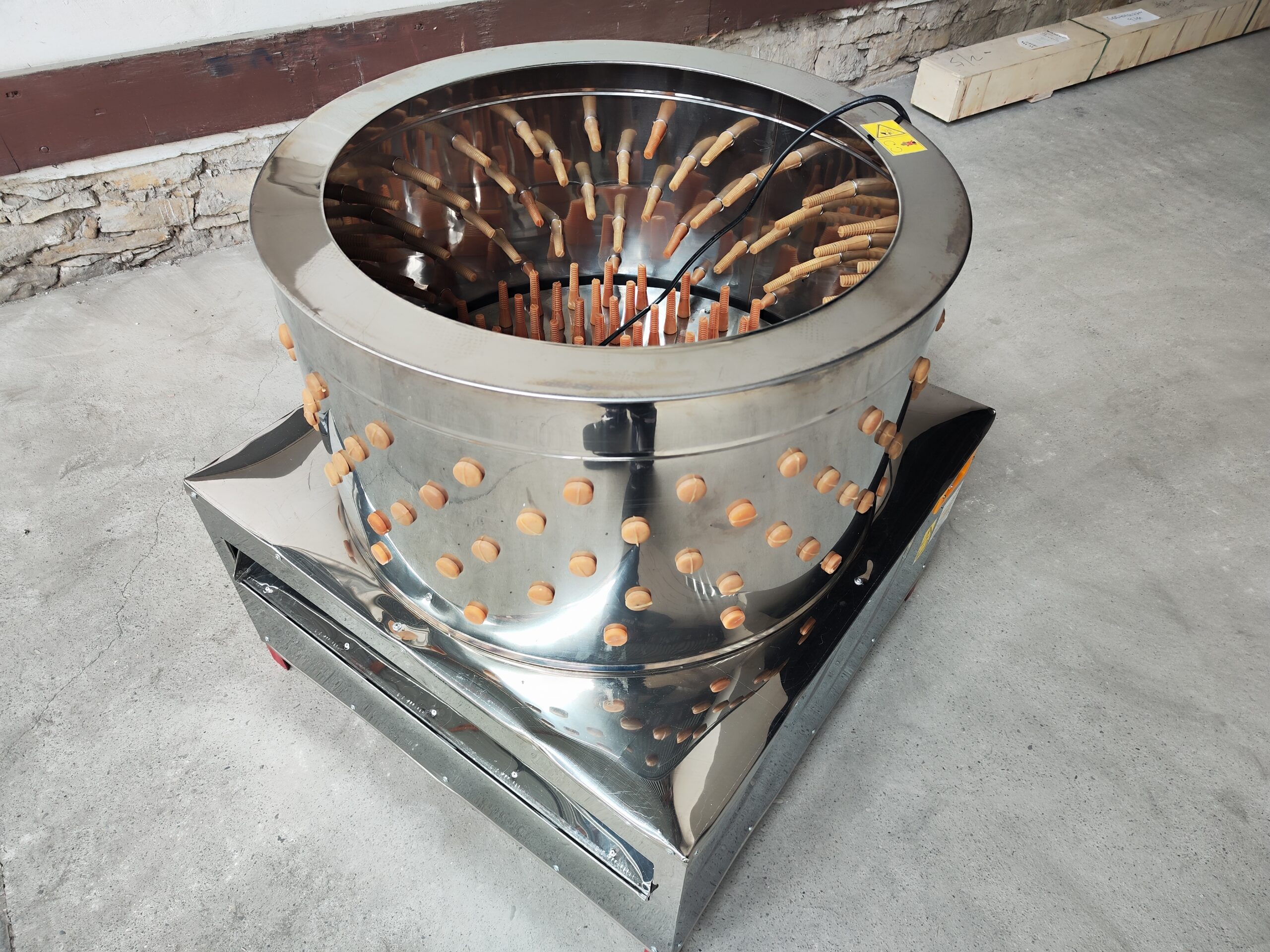 Škubačka hydiny NEREZ SD80 3,5 kW – Obrázok 4