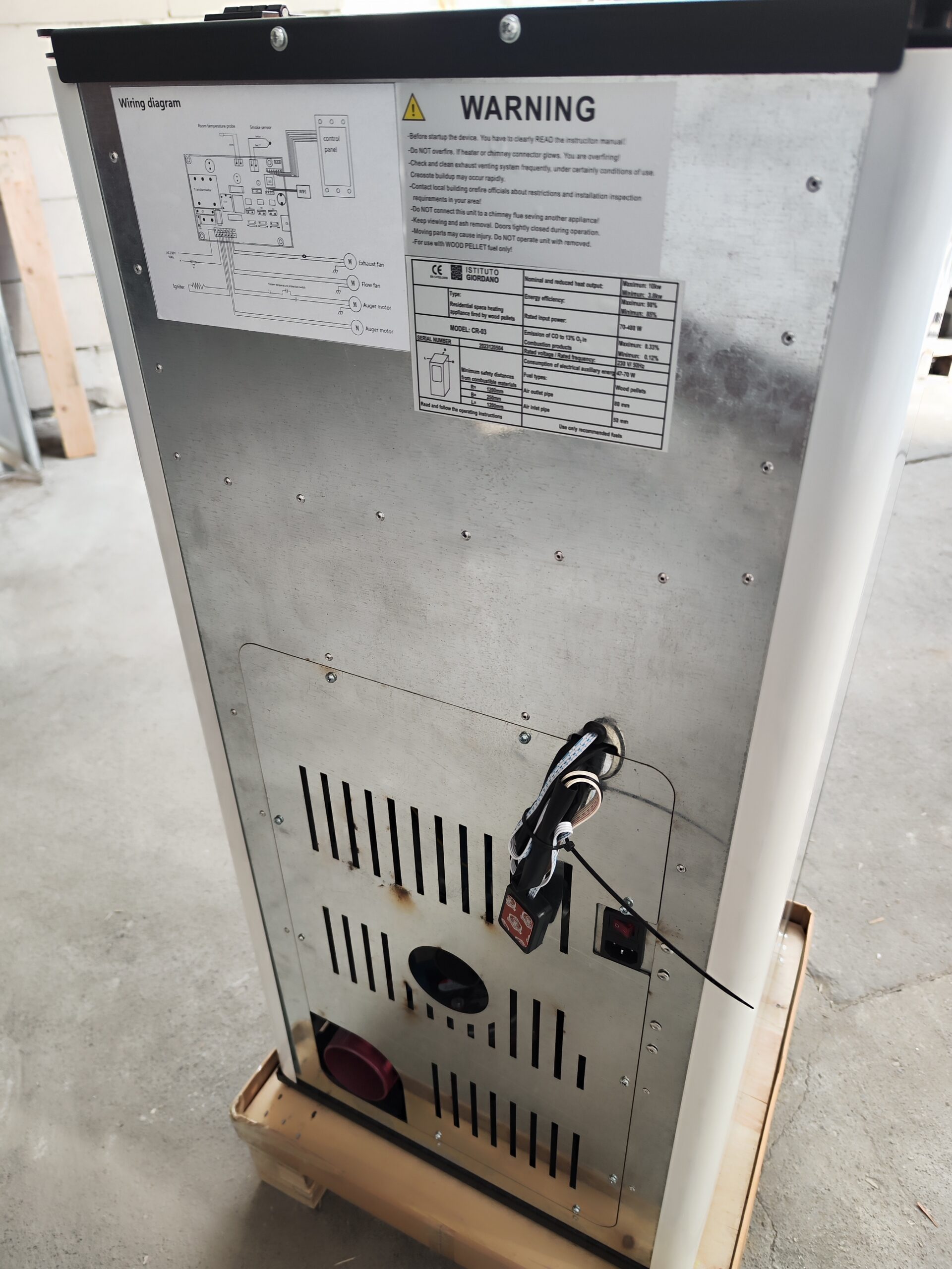Teplovzdušné kachle na pelety 10 kW – Obrázok 15