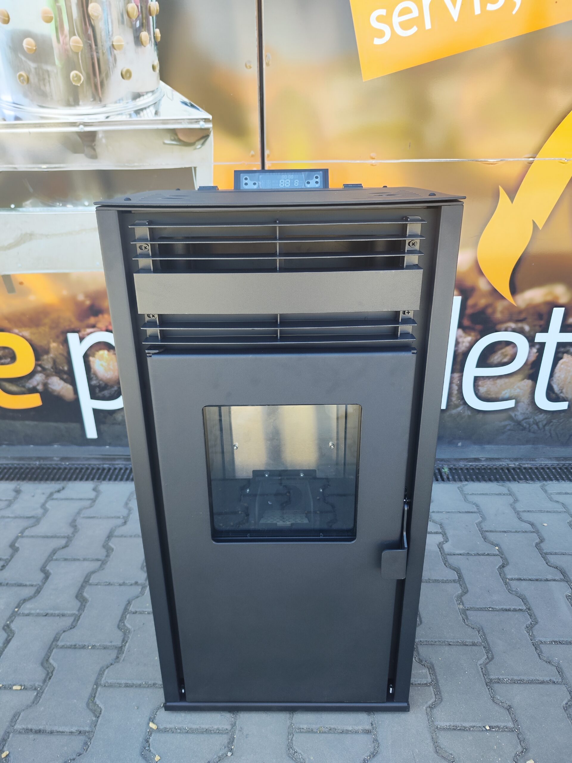 Teplovzdušné kachle na pelety 10 kW – Obrázok 10