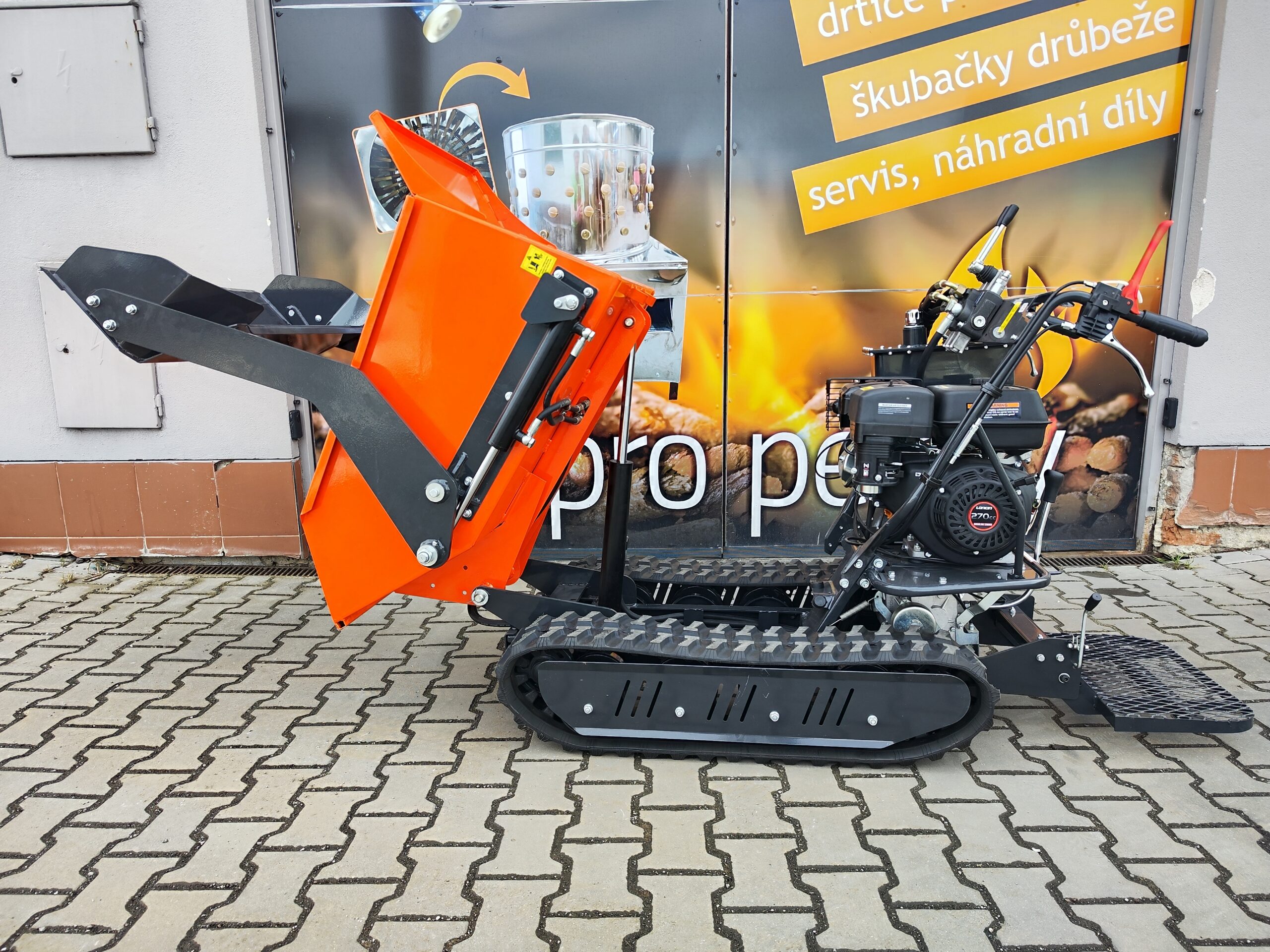 Samonakladací pásový dumper – Obrázok 11