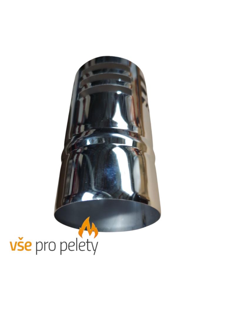 Kompletná sada príslušenstva 80 mm pre peletové kachle (8 dielov - nerez) – Obrázok 5
