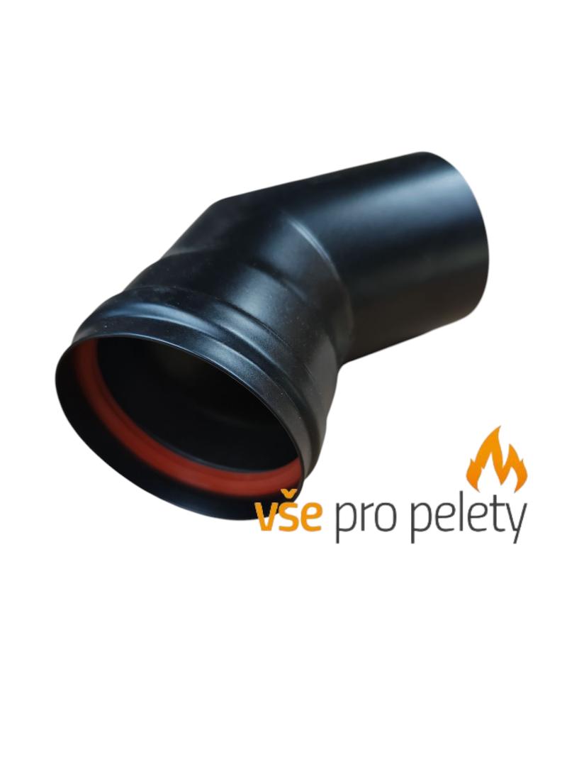 Kompletná sada príslušenstva 80 mm pre peletové kachle (8 dielov - uhlíková oceľ) – Obrázok 2